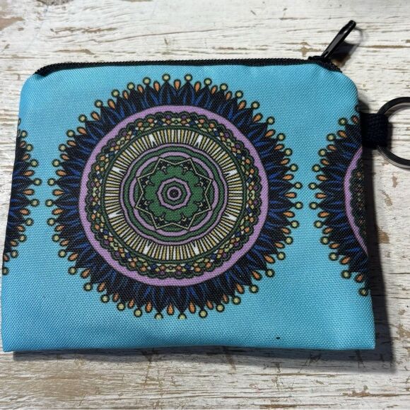 New! Coin Purse Pouch for Inside Purse Mini Change Wallet with Zipper Keychain N - Picture 2 of 2